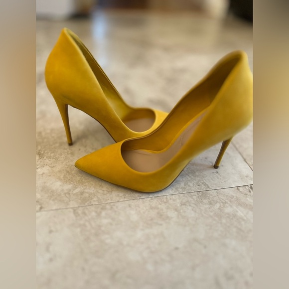 Aldo Shoes - Aldo - Mustard Yellow Cassedy Pump - Size 8